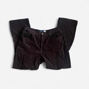 Liz Claiborne Chocolate Corduroy Trousers